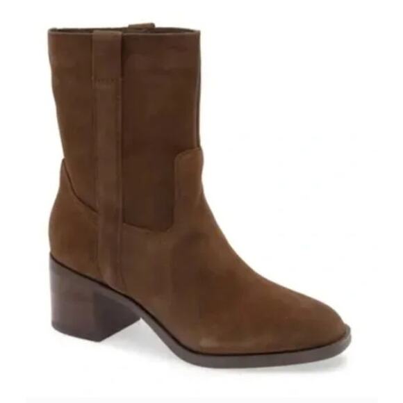 NEW Steve Madden Romney Bootie Chocolate Brown Suede Slouchy Western size 9 - Picture 1 of 9